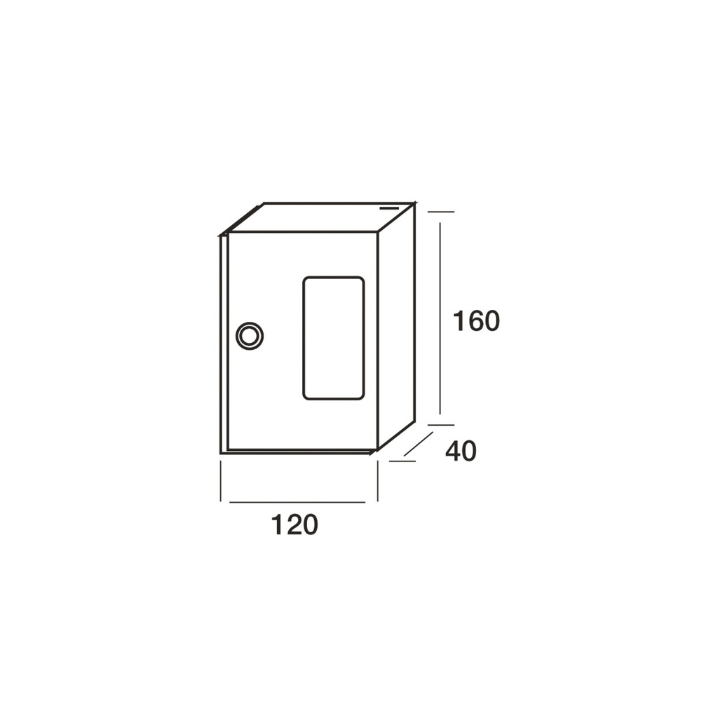 Caja Llave Emergencia - Puerta Ciega
