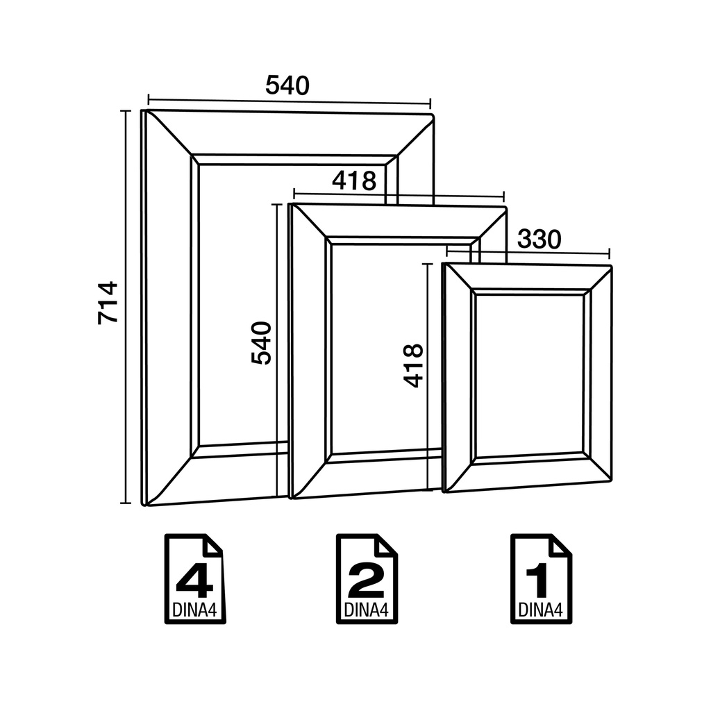 Panel LED DAY 4x DIN A4