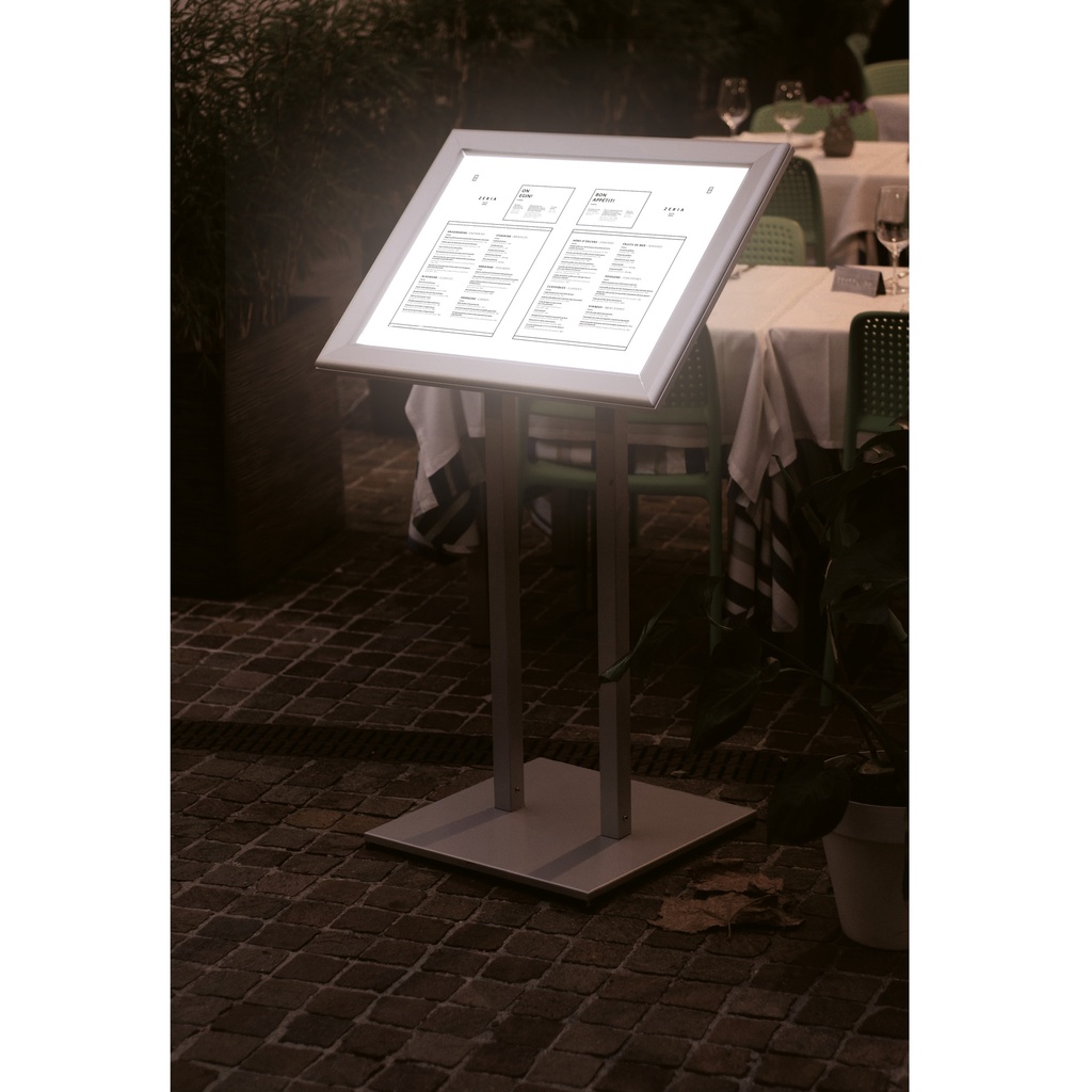 Atril Panel LED DAY 4x DIN A4