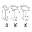 Atril Panel LED DAY 1x DIN A4