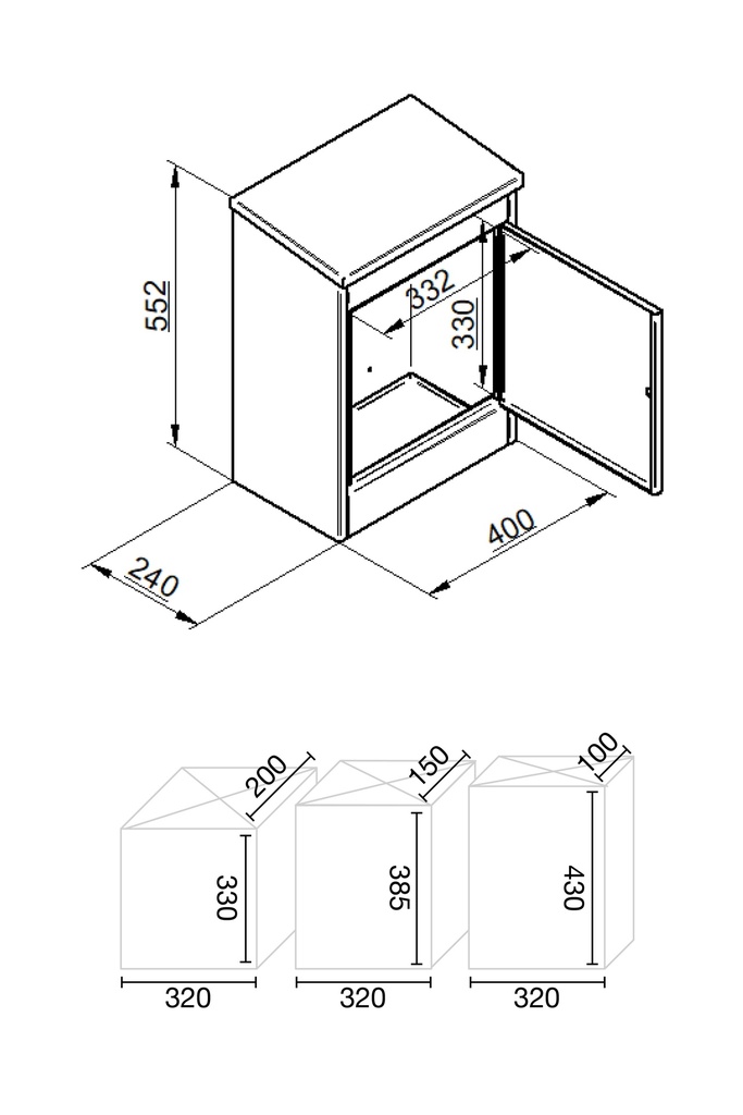 Buzón Paquetería Everest MINI