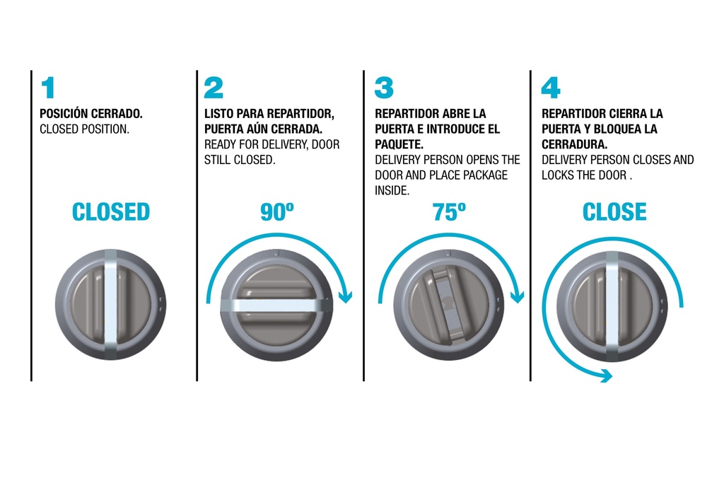 Buzón Paquetería K2 - P.Box